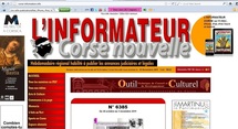 Interview "J'entreprends en Corse, un portail internet en développement" - L'Informateur Corse Nouvelle du 28/10 au 03/11/2011