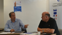 Jean Zuccarelli et Bernard Giudicelli, respectivement président et directeur de l’École de la 2e Chance de Bastia