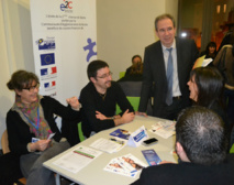 Bonne ambiance sur le stand de l’École de la 2ème Chance de Bastia