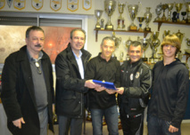 Lundi 11 février 2013, au siège de l'AS Furiani-Agliani où une cérémonie était organisée pour célébrer l'événement comme il se doit Lundi 11 février 2013, au siège de l'AS Furiani-Agliani où une cérémonie était organisée pour célébrer l'événement comme il se doit