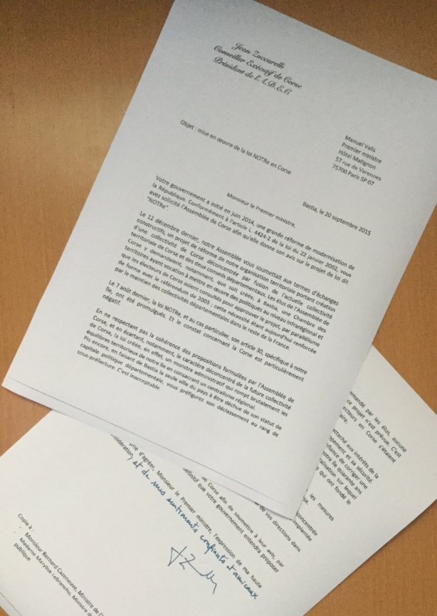 Collectivité unique : ma lettre ouverte à Manuel Valls Collectivité unique : ma lettre ouverte à Manuel Valls