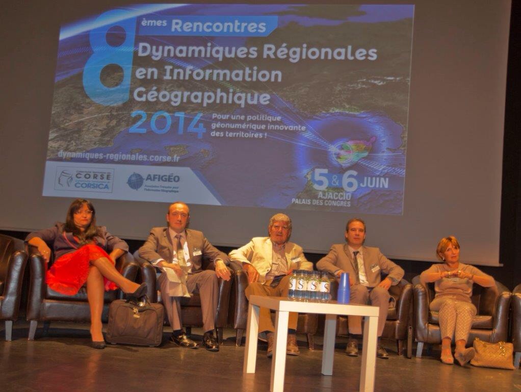 Inauguration des 8ème Rencontres des dynamiques régionales en information géographique à Ajaccio