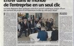 Article « Entrer dans le monde de l'entreprise en un seul clic » - Corse-Matin 26 octobre 2011