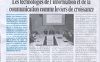 Article "Les TIC comme leviers de croissance" - Le Petit Bastiais du 7 au 13/11/2011