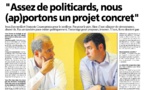 Interview de Corse Matin: "nous somme la seule garantie républicaine".